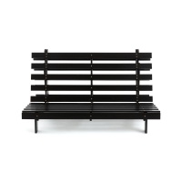 Диван-футон THA 4 положения 140 x 195 см каштановый LA REDOUTE INTERIEURS  фото, kupilegko.ru